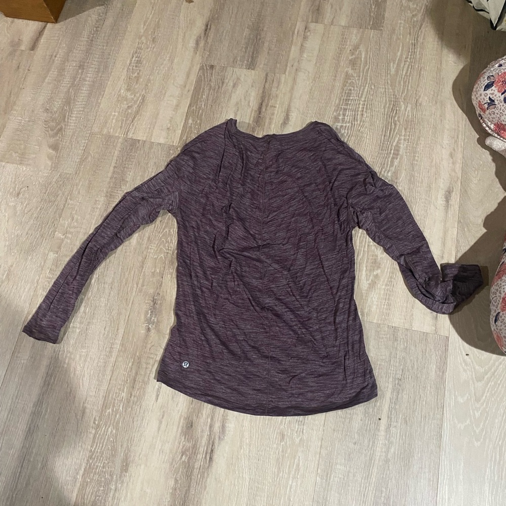 Lululemon lomg sleeve purple shirt